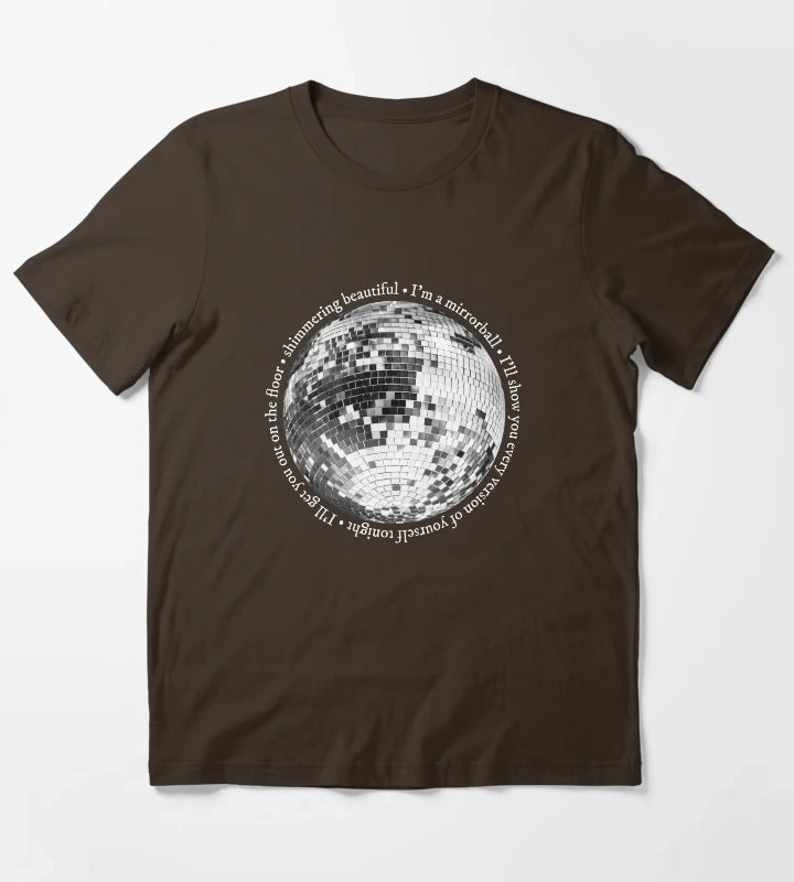 Mirrorball T-Shirt Brown