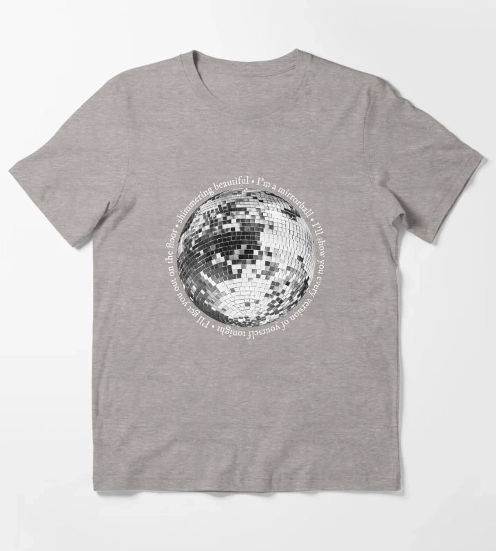 Mirrorball T-Shirt Heather Grey