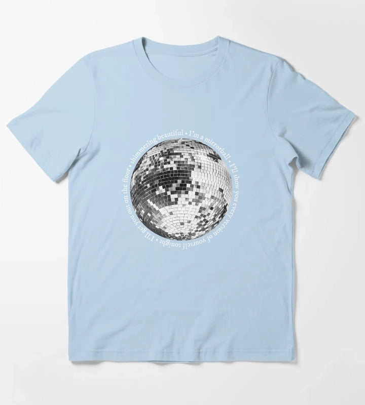 Mirrorball T-Shirt Sky Blue