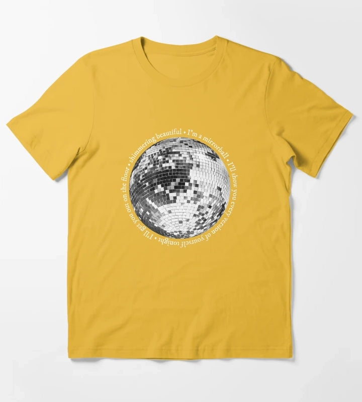 Mirrorball T-Shirt Yellow