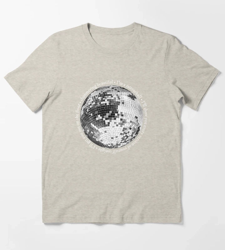 Mirrorball T-Shirt Cream