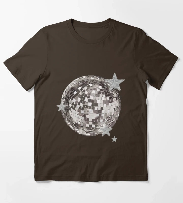 Mirrorball stars T-Shirt Brown