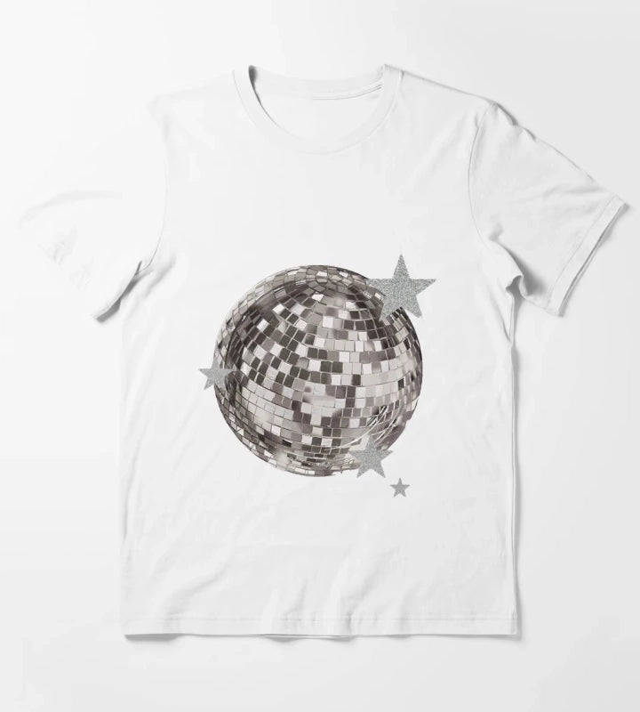 Mirrorball stars T-Shirt White