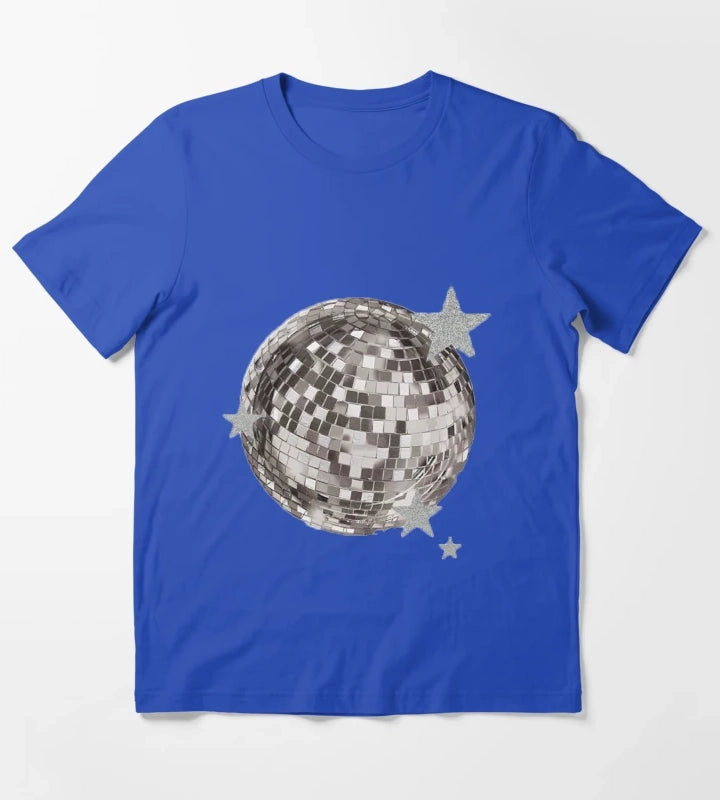 Mirrorball stars T-Shirt Blue