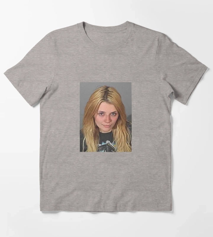 Mischa Barton Mugshot 2007 T-Shirt Heather Grey