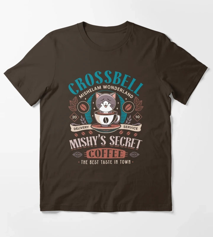 Mishelam Wonderland Coffee T-Shirt Brown