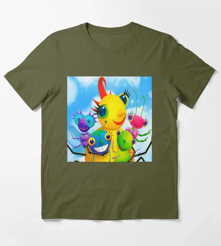 Miss Spiders Sunny Patch Friends T-Shirt Olive Green