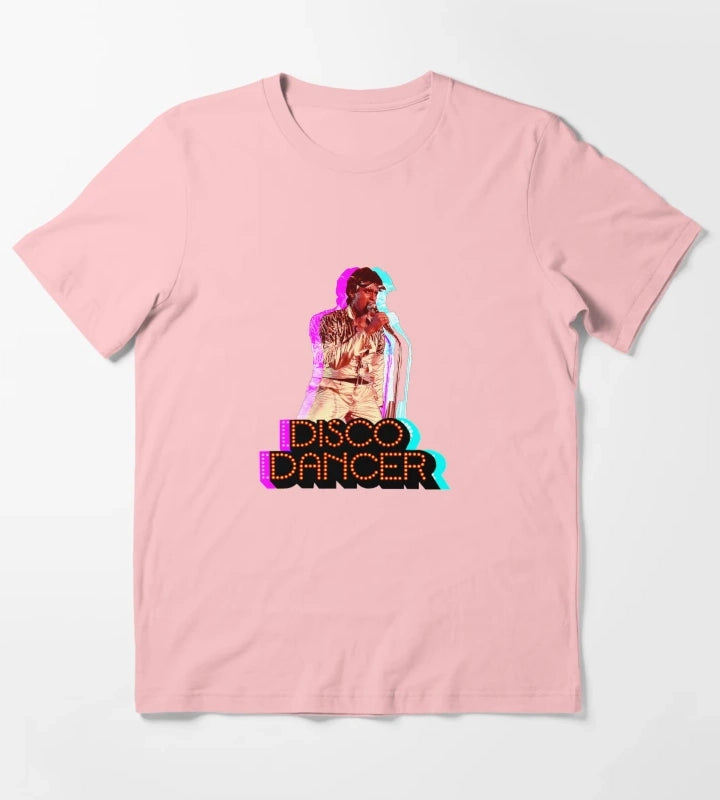 Mithun Chakraborty Vintage Design Disco Dancer T-Shirt Dark Grey