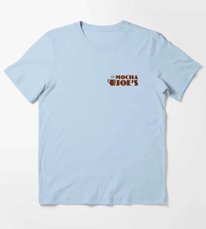 Mocha Joes Curb Your Enthusiasm T-Shirt Sky Blue