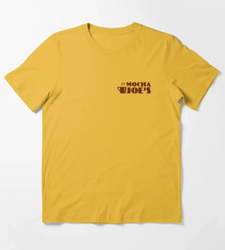 Mocha Joes Curb Your Enthusiasm T-Shirt Yellow