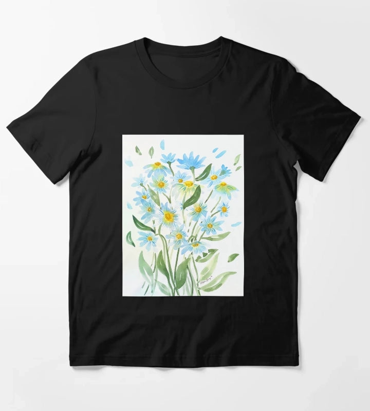Modern Watercolor Daisies T-Shirt