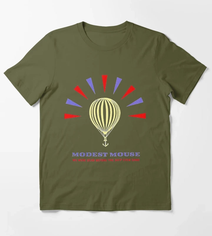 Modest Mouse Balloons T-Shirt Olive Green