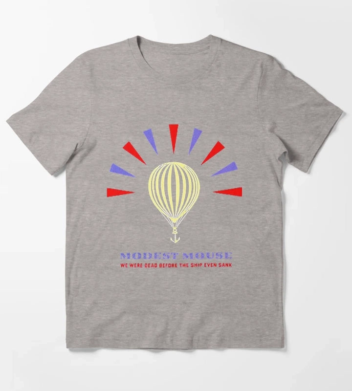 Modest Mouse Balloons T-Shirt Heather Grey