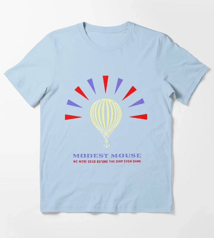 Modest Mouse Balloons T-Shirt Sky Blue