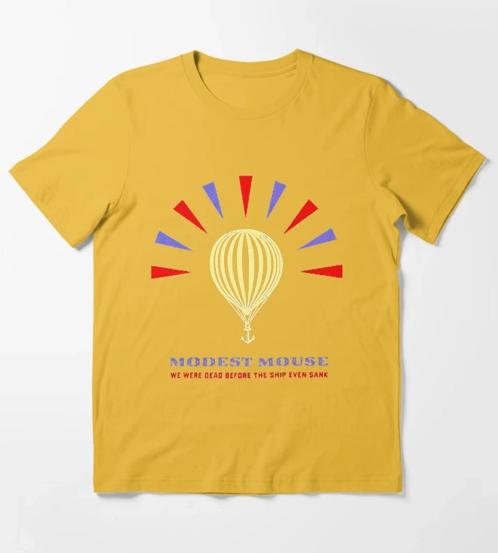 Modest Mouse Balloons T-Shirt Yellow