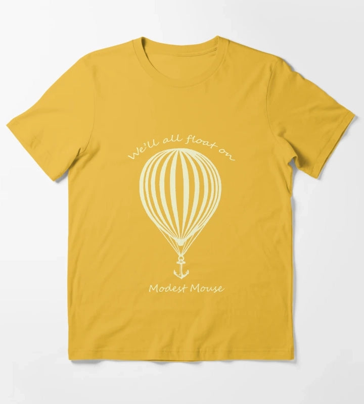Modest Mouse Float on With Balloon T-Shirt Yellow