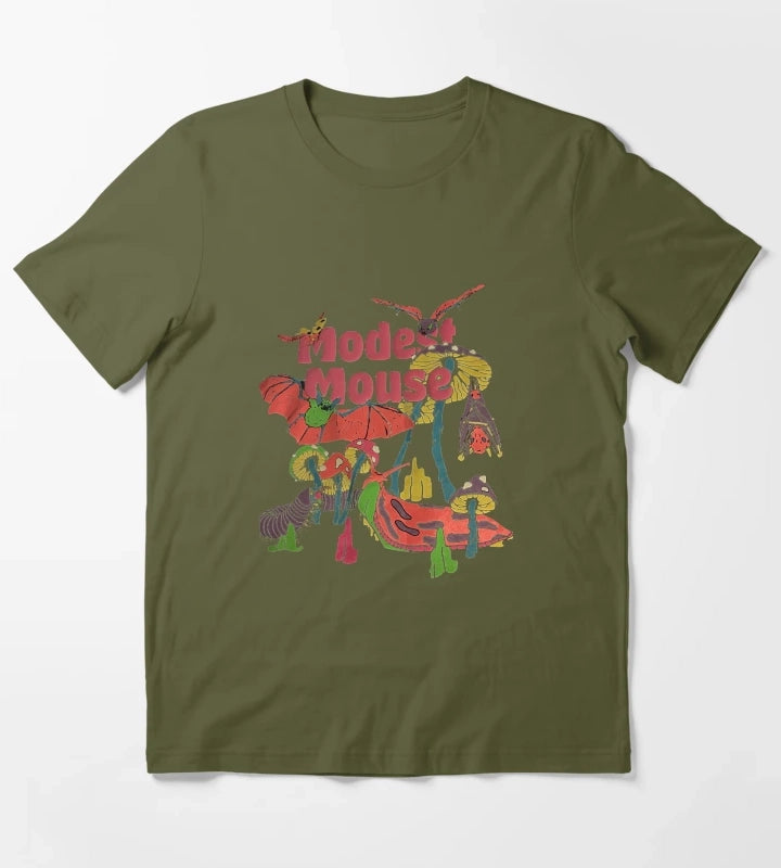Modest Mouse T-Shirt Olive Green