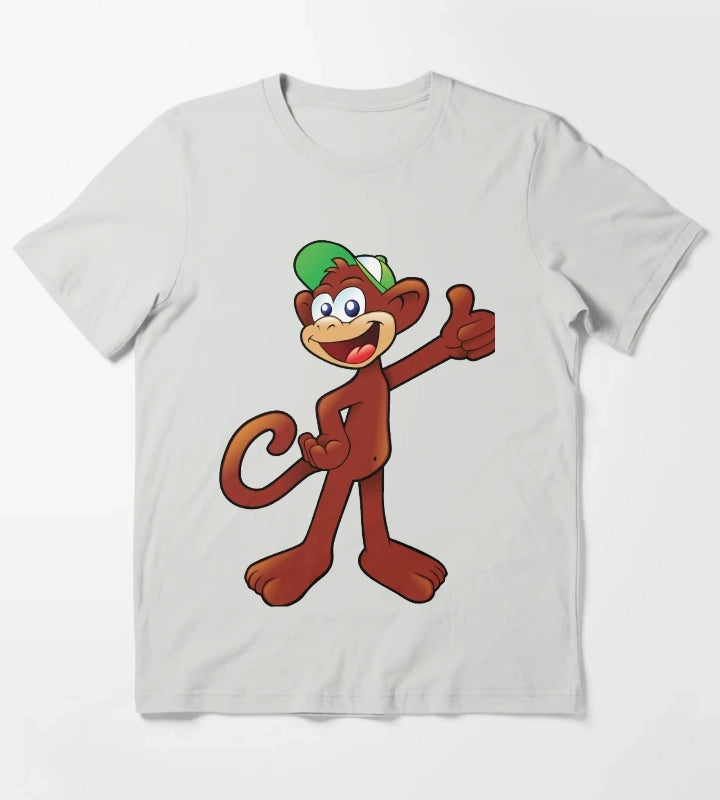Monkey showing thumbs up T-Shirt Light Grey