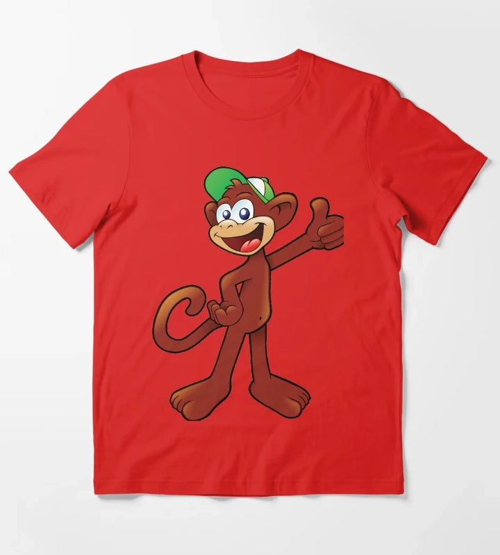 Monkey showing thumbs up T-Shirt Red