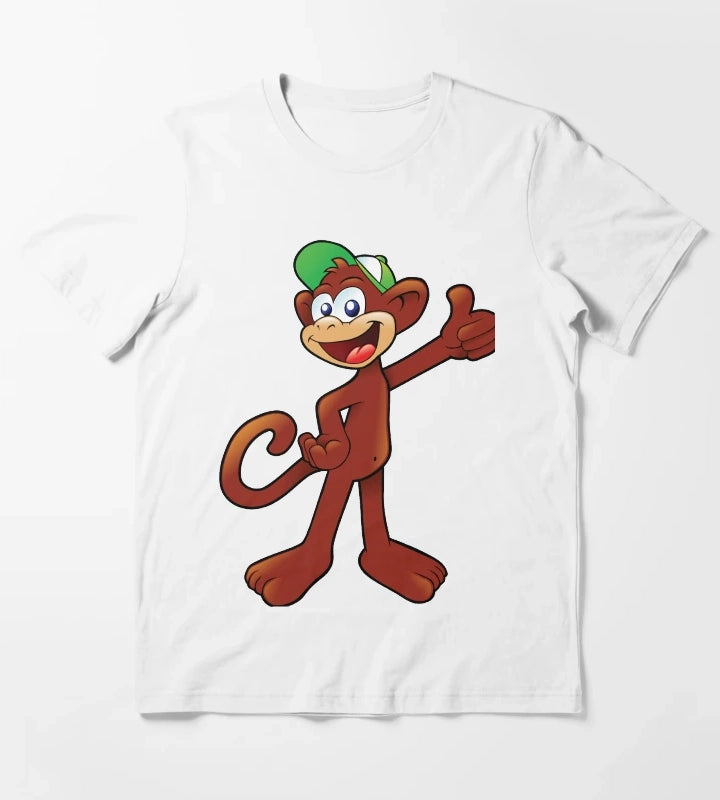 Monkey showing thumbs up T-Shirt White