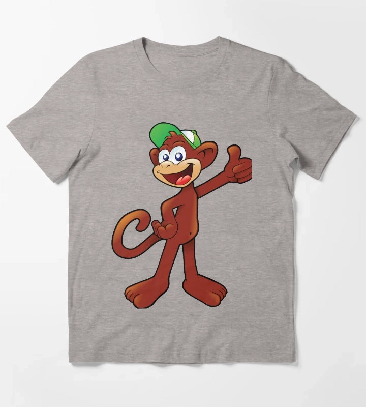 Monkey showing thumbs up T-Shirt Heather Grey