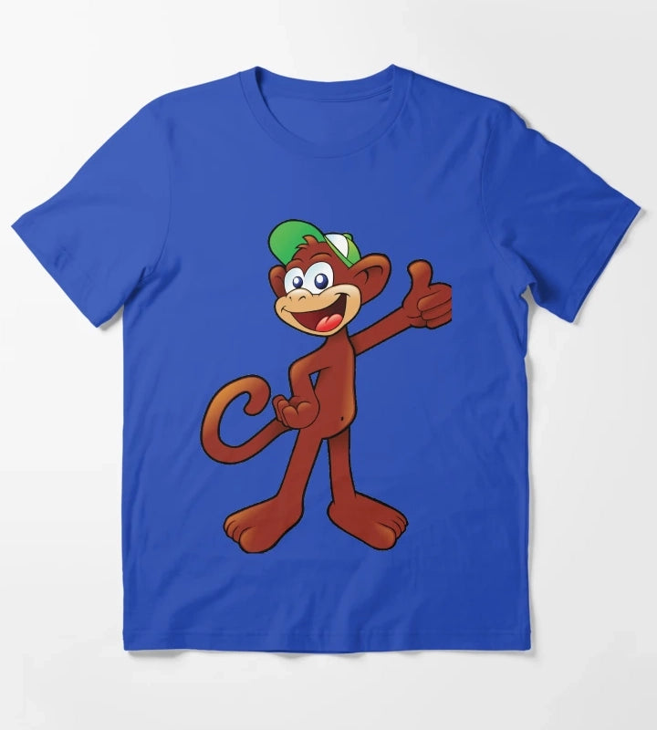 Monkey showing thumbs up T-Shirt Blue
