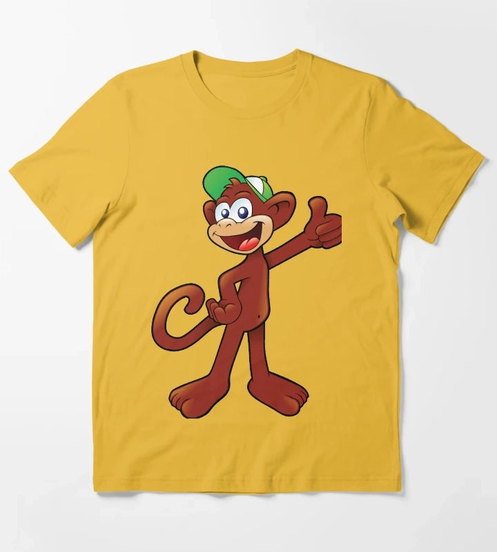 Monkey showing thumbs up T-Shirt Yellow