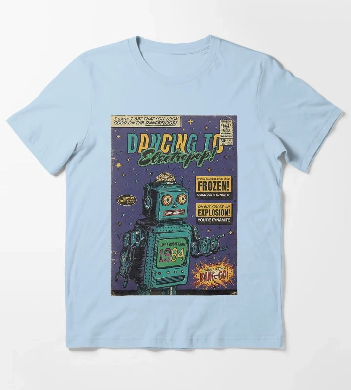 Monkeys Animal T-Shirt Sky Blue