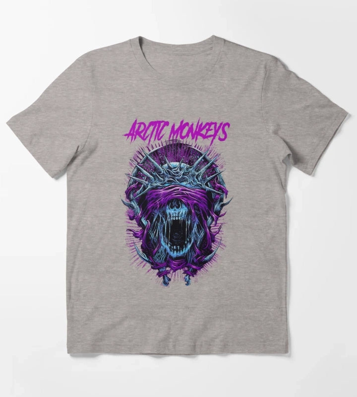 Monkeys Arctic Band Arctic Monkeys Rocker 20 T-Shirt Heather Grey