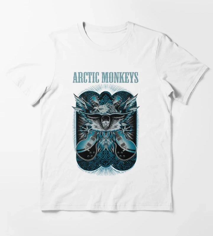 Monkeys Arctic Band Fan Art 26 T-Shirt White