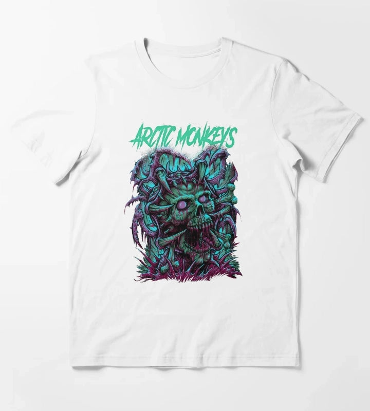 Monkeys Arctic Band Fan Art 9 T-Shirt White