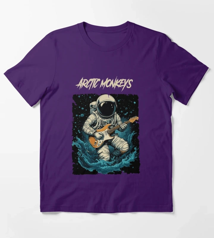 Monkeys Arctic Band Fan Art T-Shirt Purple