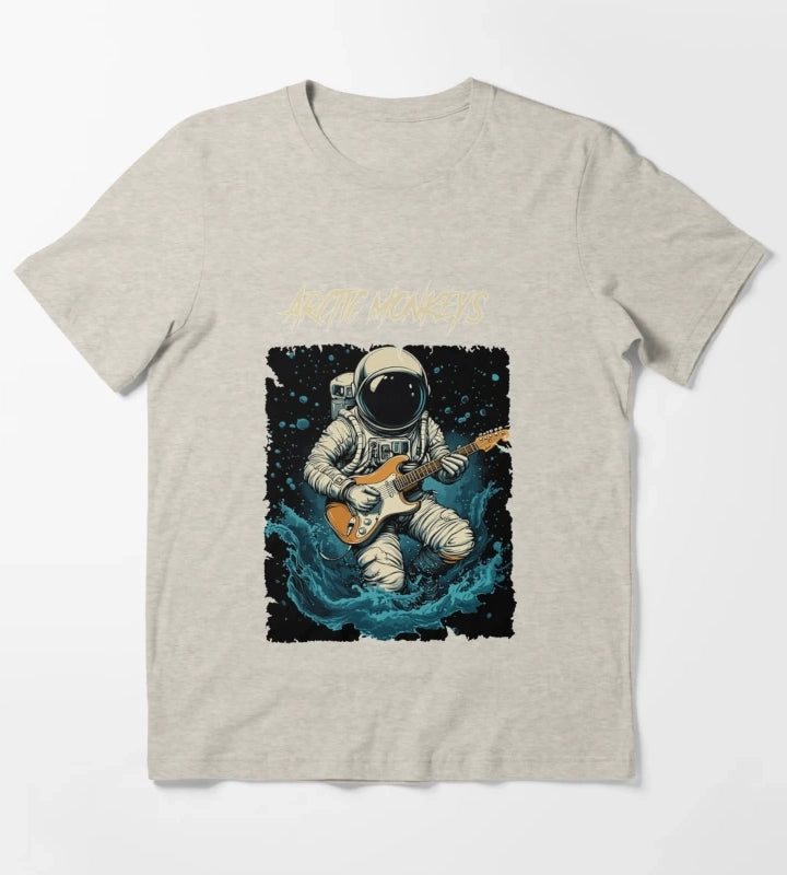 Monkeys Arctic Band Fan Art T-Shirt Cream