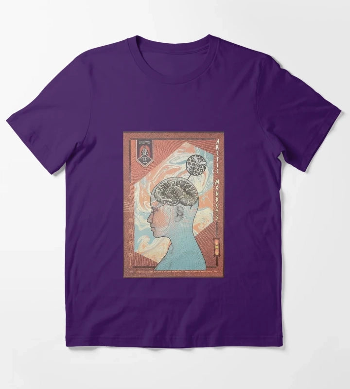 Monkeys Brain T-Shirt Purple