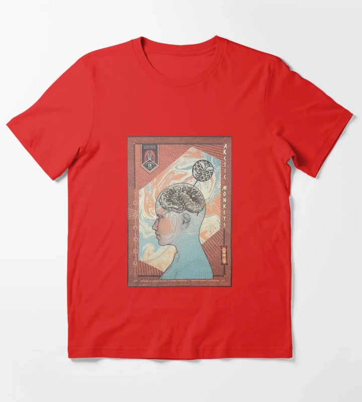 Monkeys Brain T-Shirt Red