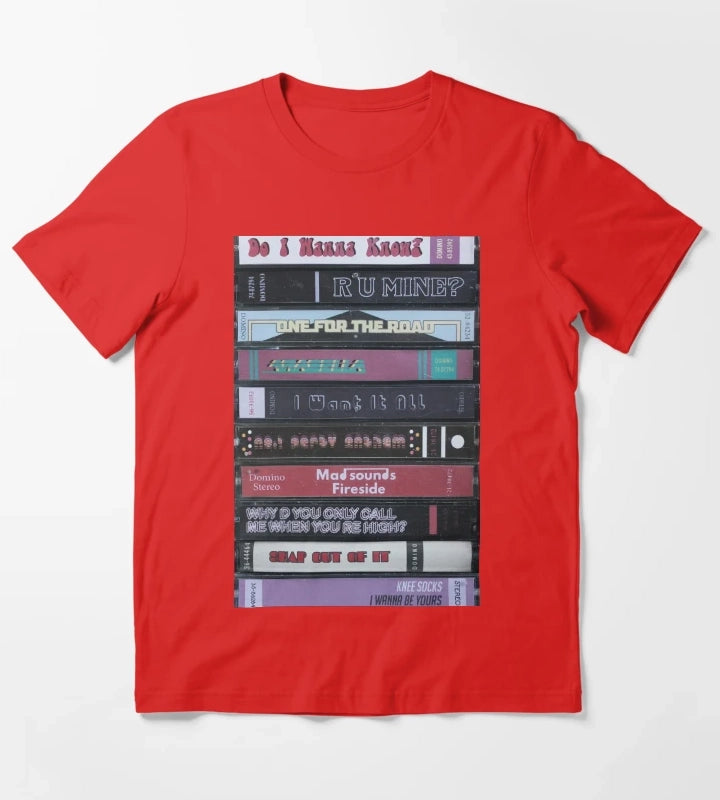 Monkeys Discography T-Shirt Red