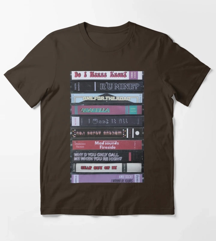 Monkeys Discography T-Shirt Brown