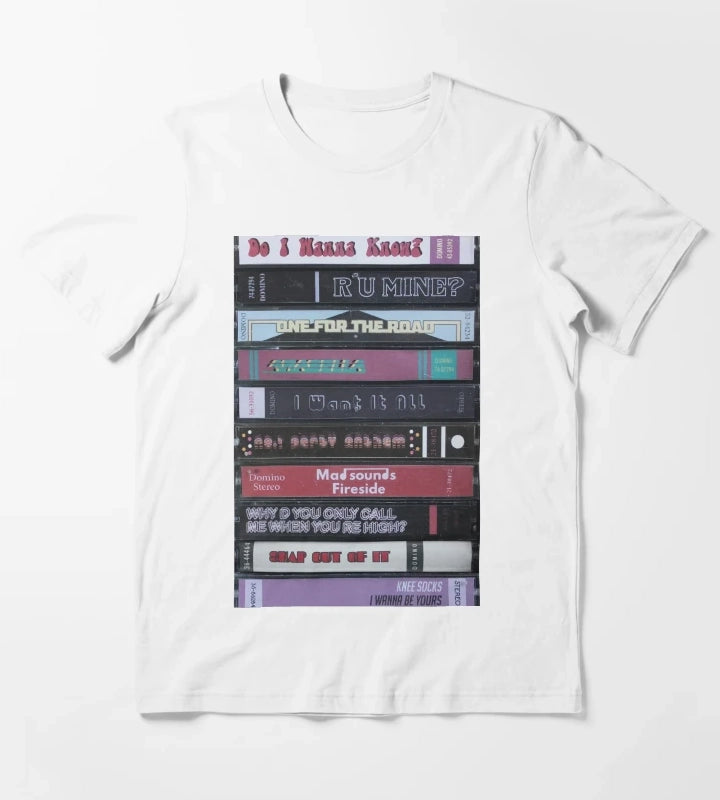 Monkeys Discography T-Shirt White