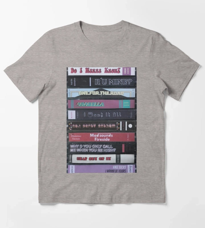 Monkeys Discography T-Shirt Heather Grey