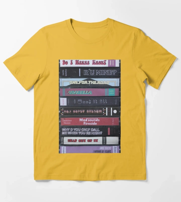 Monkeys Discography T-Shirt Yellow