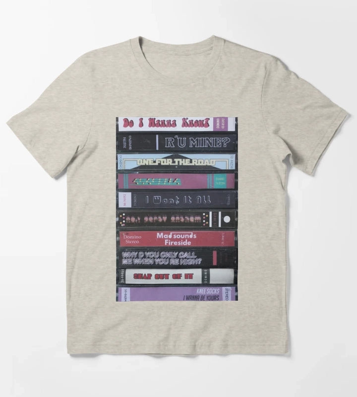 Monkeys Discography T-Shirt Cream