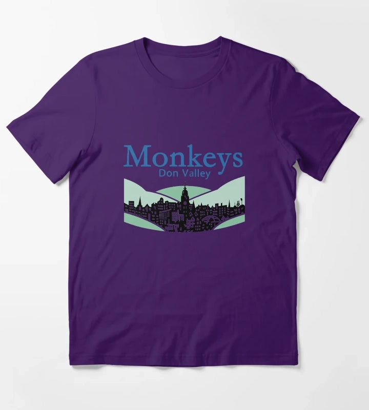 Monkeys Don Valley Bowl T-Shirt Purple