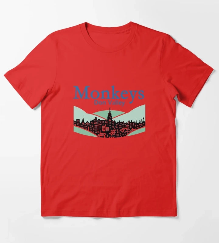 Monkeys Don Valley Bowl T-Shirt Red