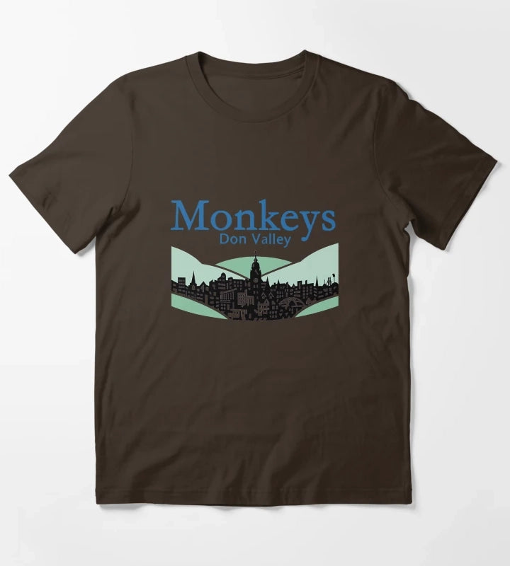 Monkeys Don Valley Bowl T-Shirt Brown