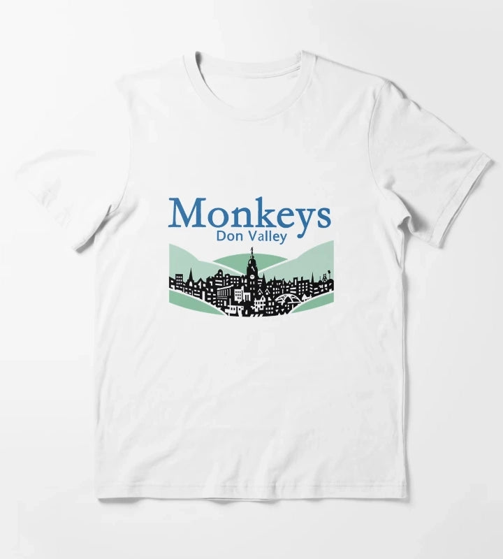 Monkeys Don Valley Bowl T-Shirt White