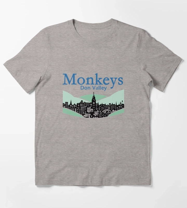 Monkeys Don Valley Bowl T-Shirt Heather Grey