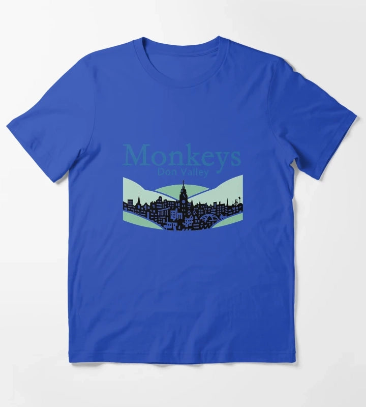 Monkeys Don Valley Bowl T-Shirt Blue