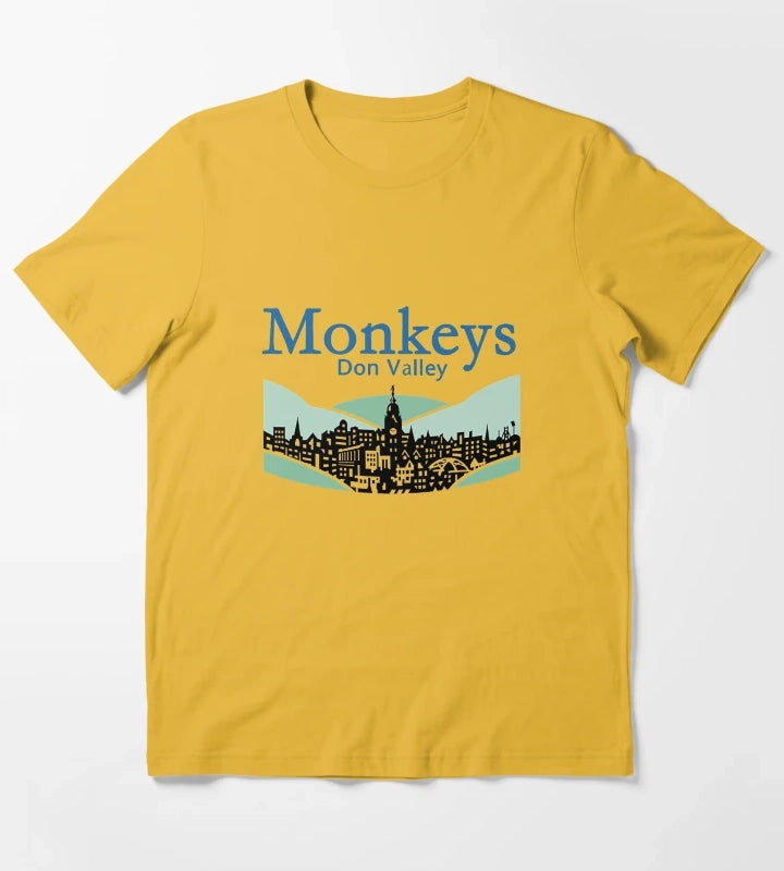 Monkeys Don Valley Bowl T-Shirt Yellow