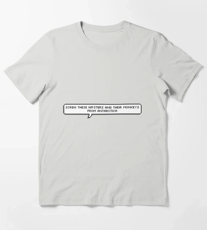 Monkeys From Antarctica T-Shirt Light Grey