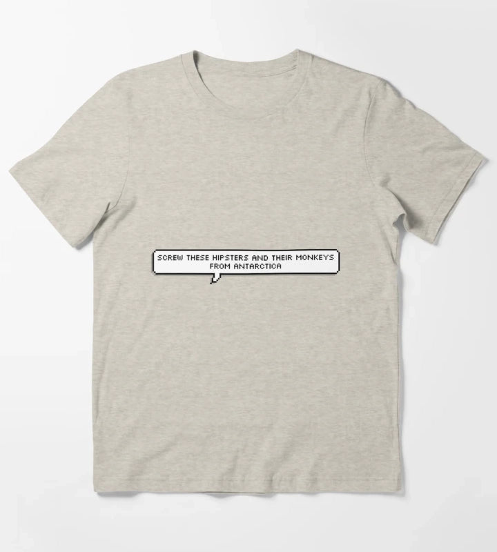 Monkeys From Antarctica T-Shirt Cream